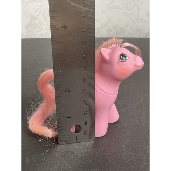 Vintage 1980s My Little Pony Cotton Candy Pink Collectible Toy Horse Figure - Picture 7 of 7